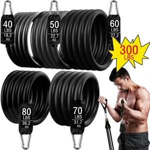 Bandas de resistência 300lb Fitness Booty Elastic Band Workout para treinamento Home Exercício Esporte Ginásio Dumbbell Harness Set Expander Equipment 231016