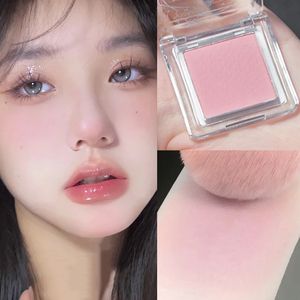 Blush Matte Pink Blush Makeup Palette Brighten Face Rouge Mineral Powder 6 Color Blusher Cosmetics Natural Cheeks Tint Contour Blusher 231016