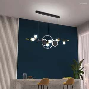 Lampy wiszące Nordic LED Crystal Copper Balls Balls Chandelier Projekt sufitu Lampa Luminaria de Mesa jadalnia