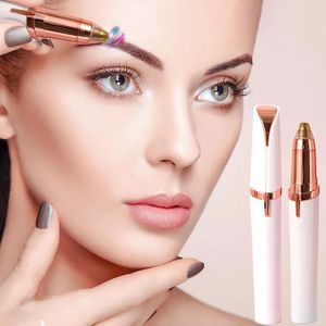 Eyebrow Trimmer Electric Eyebrow Trimming Tool For Beginners Automatic Electric Eyebrow Trimmer Nose Hair Shaving Brush Scraper 1pc 231016