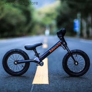 Bicicletas Ride-Ons equilíbrio bicicleta sem pedal scooter bebê criança scooter crianças bicicleta de duas rodas Q231018