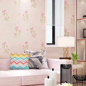 Wallpapers Wallpaper Home Decor Modern 3d Small Floral Wall Paper Roll For Bedroom Wedding Room Walls Korean Contact