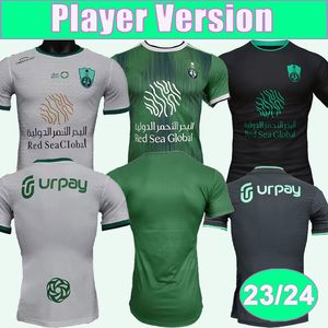 23 24 Al Ahli Saudi FIRMINO Mens Player Soccer Jerseys MAHREZ MENDY GABRI VEIGA IBANEZ Home Away 3rd Football Shirts Short Sleeve Uniforms