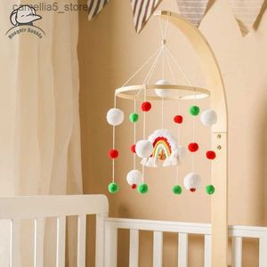 Mobiles# Baby 0-12 Monate Holzbettglockenhalterung Mobile Hängende Rasseln Spielzeugaufhänger Babybett Mobile Bettglocke Holzspielzeughalter Armhalterung Q231017