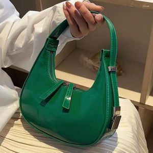 Evening Bags Patent Leather Women's Bag 2023 Fashion All-in-one Shoulder Underarm