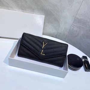 Portfel Designer torebka nić V Nić v portfel z ziarnem Kobiety luksusowe klapki torebki karty mężczyźni portfele męskie torebka męska