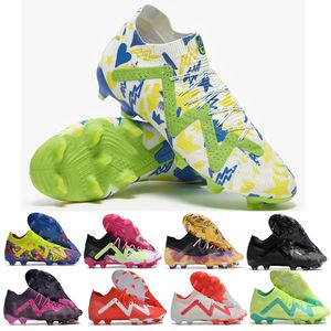 Scarpe da calcio Future Ultimate FG Ag Stivali da calcio tacchette Blu Supercharged Blue Pursuit Fast Yellow Ultra Orange Creativity Team Violet Astronaut Sports Scarpe