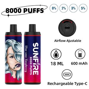 使い捨てのポッド電子タバコの大型パフVape 8000 Tornado 5000 6000 7000 8000 9000 1000使い捨てパフラトビアスイスフランスアトマイザーエレクトロニクス