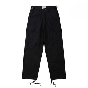 x1020Mens Pants Designer Mens Cargo Pants North American High Street Pure Cotton Five Point Check Cotton Jogger Sweatpants Drawstring Outdoor Trousers with Pocket