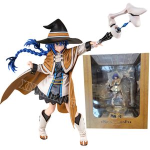 Brinquedos de dedo 24cm Mushoku Tensei Desempregado Reencarnação Anime Figura Roxy Migurdia Figura de ação Isekai Ittara Honki Dasu Estatueta Modelo Brinquedos