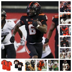 2023 Oregon State Beavers Football Jersey 90 Jojo Johnson 34 Jake Reichle 98 Thomas Collins 12 Zachary Card 43 Takari Hickle 0 Akili Arnold 72 Zander Esty