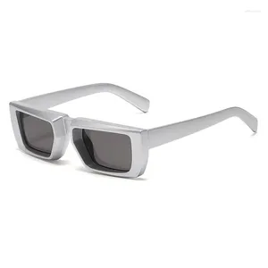 Sonnenbrille Vintage Rechteck Frauen Punk Kleine Rahmen Sonnenbrille MännerTrends Quadrat UV400 Shades Mode Brillen Y2k 2023