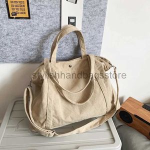 Borse da sera a tracolla Borsa a tracolla in velluto a coste di grande capacità per le donne Stile pigro e borsa a tracolla Ideale per viaggi all'apertoborse elegantinegozio