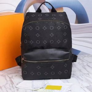 Designer-Rucksack, Schwarz, Reiserucksack, Handtaschen, Herren, Damen, Lederrucksack, Schultasche, luxuriöser modischer Rucksack, Rucksack, Schulranzen, Büchertaschen