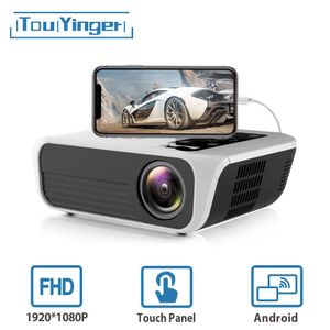 Touyinger L7 LED Native 1080p Projektor Full HD Mini Brands USB Beamer 5000 Lumens Android 71 WiFi Bluetooth dla kina domowego 231018