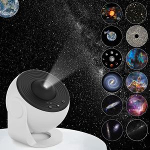 Novelty Items Night Light Galaxy Projector Starry Sky Children's rotating planetarium light bedroom Valentine's Day gift wedding decoration 231017