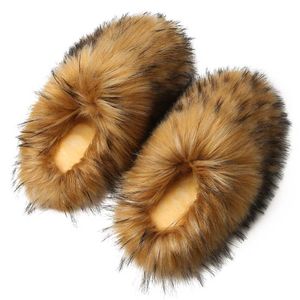 Boots New Type of Plush Slippers for Women in Autumn and Winter Home Fur Warm Imitation Anti slip Toe 230830