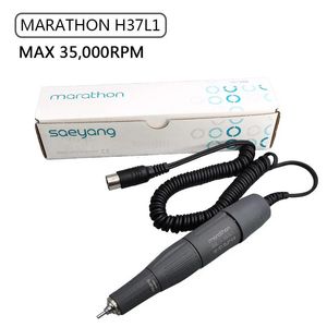 Nail Manicure Set 35000RPM Drill Pen H37L1 Handpiece For STRONG210 90 204 Marathon Electric Machine Nails Handle Tool 231017