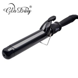 Curling Irons Ceramic Hair Curler 38mm Hair Styling Tools LCD Curling Iron Digital Magic Curling Wand Irons 231017