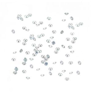 Gigajewe White D Color Round Cut VVS1 Mini Moissanite Diamond 1CT för smycken Making251i