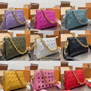 Trend Woman Designer Bags Coussbody Luxurys Handbags Clutch Crossbody Letter Man Shoulder Bags Top Wallet Purses Thick Chain Forward Women M