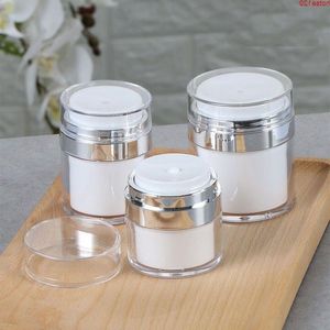 15g 30g 50g Empty Acrylic Beauty Facial Cream Jars Pot Vitamin C Serum Airless Vacuum Bottles Containers Packaging 5pcsgoods Crxor