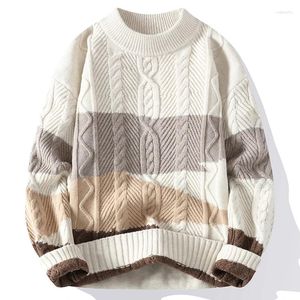 Maglioni da uomo 2023 Maglione invernale termico da uomo Coreano Harajuku Mens Pullover High End Luxury Christmas Jumper Top morbido e caldo