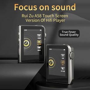 MP3 MP4 -spelare Ruizu Music Player Portable Hires Digital Audio DSD256 Lossless Metal HiFi Walkman With EQ Equalizer Fullformat 231018