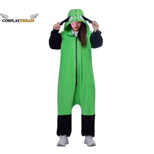 Invader Zim Cosplay Costume Invader Zim Onesies Pamas Allien Cosplay Hoodie Pamas Animal Onesies Pamas Cosplay with Ears