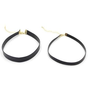 10 pçs / lote gargantilhas de couro preto colar fio para artesanato DIY moda jóias presente W23260W