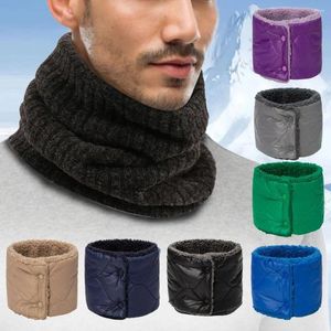 Bandanas Thickening Warm Neck Cover Men Women Scar Ski Motorcycle Scarf Snood Cowl Tube Fleece Winter Scarves Thermal Warmer