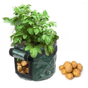 Planters 1Pcs Thicken Garden Pot Vegetable Plant Grow Bag PE Cloth Planting Container DIY Potato Planter Supplies