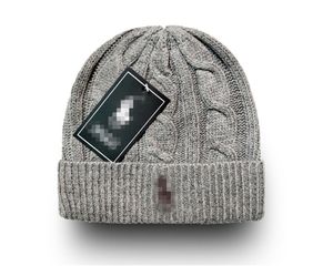 Beanie Designer Beanie Mütze Mütze Mütze Wintermütze Strickmütze Frühling Totenkopfmützen Winter Unisex Kaschmir Buchstaben POLO Lässige Outdoor-Mützen L-16