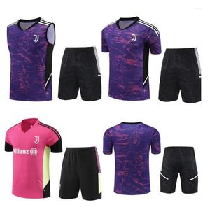 22 23 24 Juventuses Sportswear Soccer Jerseys Men Di Maria Pogba Footballe Juventuses Sportswear Survival T-shirt Choice Sulit Football camisa