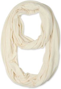 Corciova Black Soft Girl Dames Infinite Wrap Scarf Elastische gebreide Sleephoofdband Scarf Continu Ring Lichtgewicht