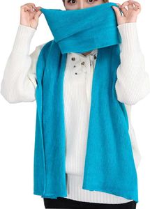 Wonder agio женская теплая длинная шаль, зимний теплый большой шарф, однотонный цвет