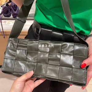 Bolso bolso Bvs bolso bolso de cena 2023 Jodie tejido anudado piel de oveja genuina con logo cosmético y cruz de pecho de cuero largo para mujeres ttcv