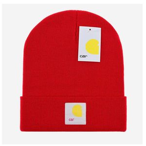 Vendita superiore Carhart Beanie Inverno Cappello lavorato a maglia unisex Gorros Bonnet Berretti con teschio Cappelli lavorati a maglia Berretto sportivo classico Uomo Donna Casual Berretti firmati all'aperto W-6