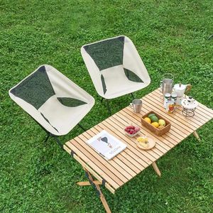 Camp Furniture Moon Chair Detachable Portable Foldable Outdoor Camping Chair Beach Fishing Chair Lightweight Easy to Carry Travel Picnic Chair 231018