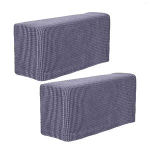 Housses de chaise 2 pièces housse de canapé extensible protecteurs de bras de canapé protection d'accoudoir inclinable