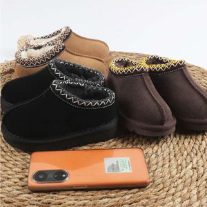 Top Kids Toddler Tasman Slippers uggies braid Tazz sandals Baby Shoes Chestnut Fur Slides Sheepskin Shearling Classic Ultra Mini Boot Winter Mules australia shoes 2