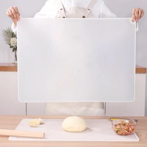 Rolling Pins Pastry Boards Silicone Kneading Mat Food Grade Thickened Silicone Mat Large Rolling Panel Foldable Scaled Rolling Mat Baking Mat 231018