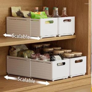 Storage Bottles Adjustable Kitchen Box Plastic System Drawer Organizers Boxes Clothes Makeup Underwear Organization Bathroom