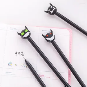 36st Creative Cartoon Funny Modeling Neutral Pen Student Office Stationery Black Kawaii School Supplies Stationary