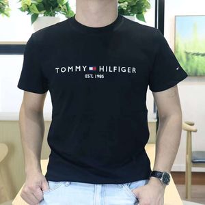 Tb T-shirt Designer Tee Tshirt Luxury Fashion Man American Short Sleeve Popular Letter Summer Casual Pure Cotton Bottom Round Neck Mens Tee Summer 142