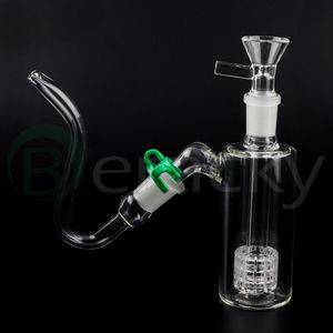 New 14mm 18mm Glass Ash Catchers Kits With J-Hook Adapters Glass Bowls Keck Clips Tires Ashcatcher For Glass Water Bongs Oil Rigs