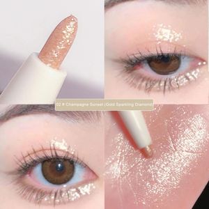 Göz Farı Mat Pembe Yalan İpekböceği Kalem Ultra İnce Doğal Parlatıcı Pırıltılı Kalem Shimmer Eyeliner Su Geçirmez Kore Makyajı 231017