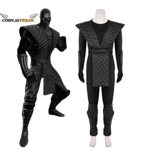 Cosplay cosplay mortal kombat noob saibot cosplay kostym outfit spel vuxen dräkt ninja svart fighter mask kostym outfitcosplay