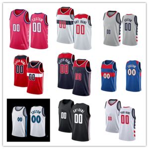 Maglia personalizzata Uomo Donna Poole Kristaps Porzingis Wizards Monte Morris Kyle Kuzma Corey Kispert Deni Avdija Maglie da basket