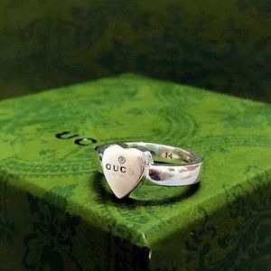 Band Rings designer Ring for woman Designer ring heart gd rings Love luxury 925 silver Gift t womens keyring JOI9